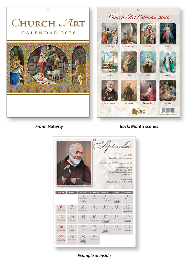 Church Art Calendar 2026 (Nativity)