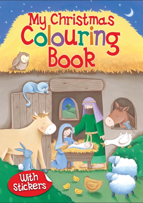 My Christmas Colouring Book with Stickers