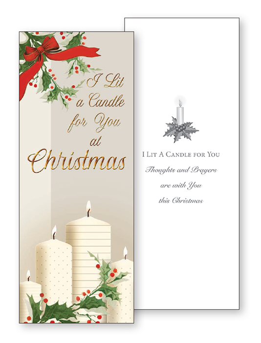 Christmas Card - I Lit A Candle For You