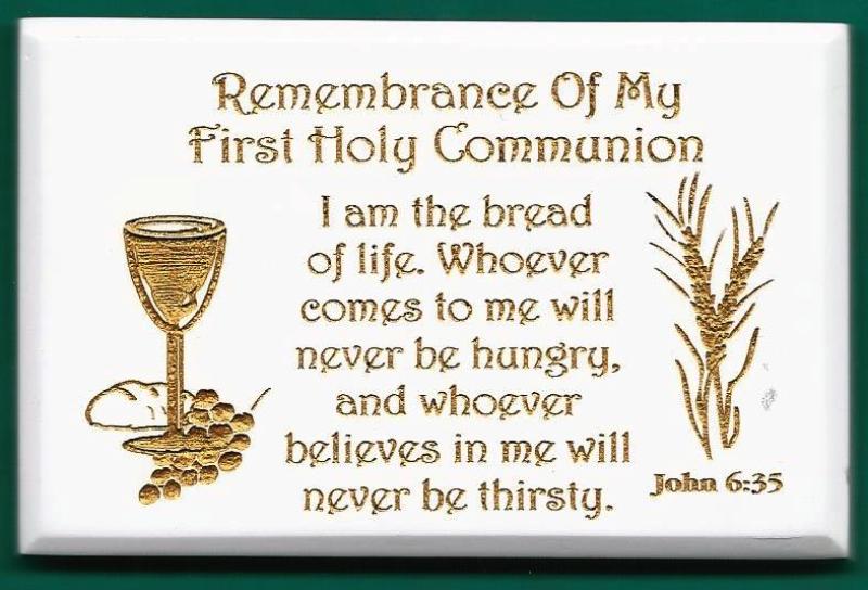 First Communion Trinket Box (White)