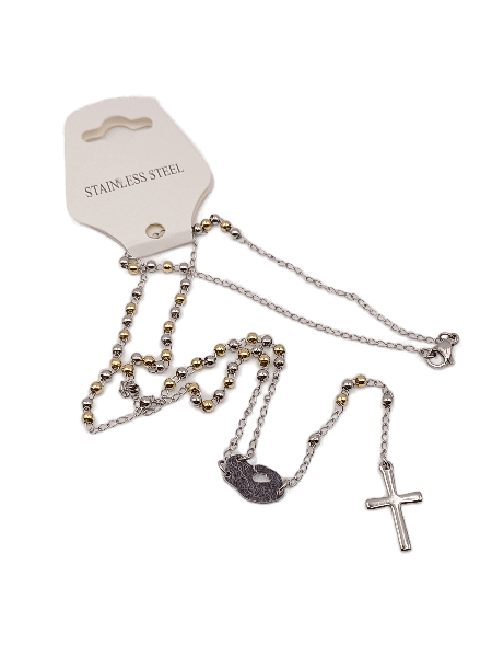 Stainless Steel Rosary 4mm