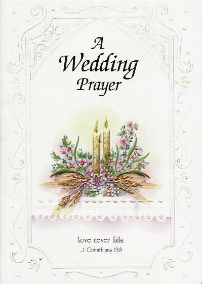 A Wedding Prayer Greetings Card 