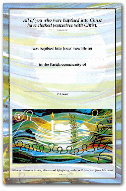 Baptism  Certificate  - Pack of 25