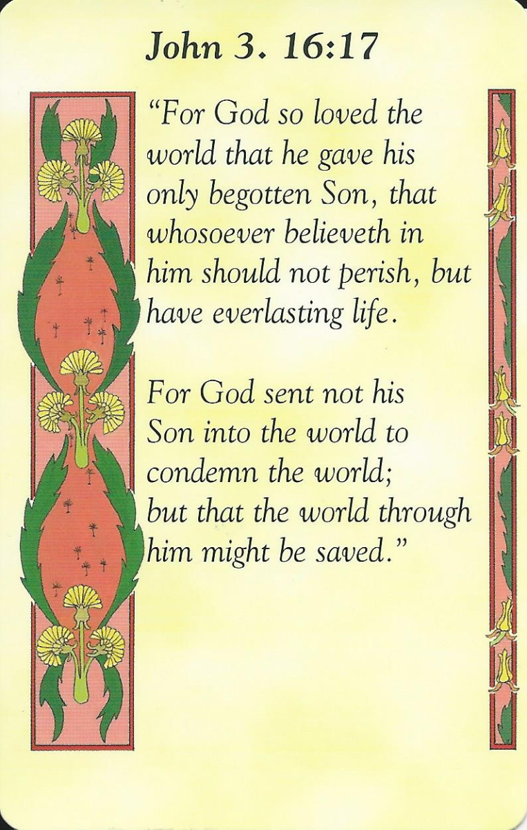 Bible Verse - John 3:16,17