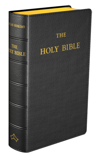 Douay-Rheims Bible (Black Leather 'Pocket' Size)
