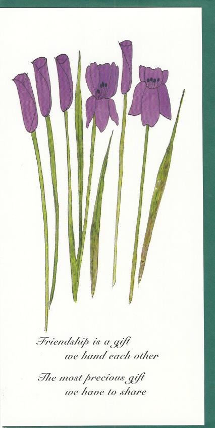Blank Card - Friendship Is A Gift ... (Rosella Creations)