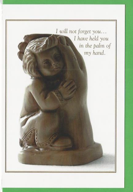 Blank Card - I Will Not Forget You... (Folded Card) 531913