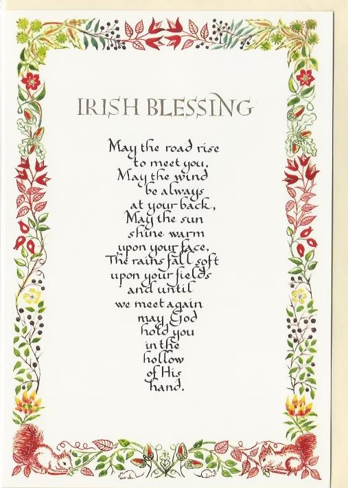 Blank Card - IRISH BLESSING 535726