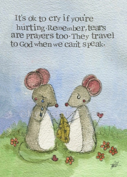 Blank Card - It's ok to cry ... 535741