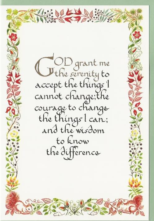 Blank Card - God Grant Me The Serenity... 531895