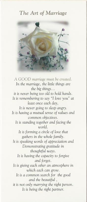 Blank Card - The Art of Marriage 536455