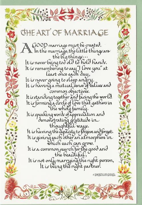 Blank Card - The Art of Marriage 531921