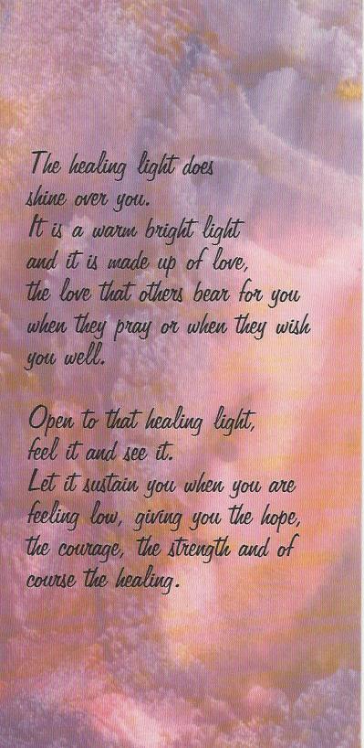 Blank Card - The Healing Light ... (Rosella Creations)