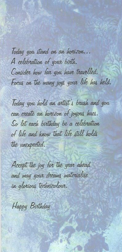 Blank Card - Today You Stand On... (Rosella Creations)