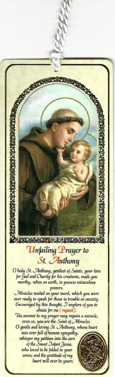 Bookmark - Unfailing Prayer to St Anthony 86117