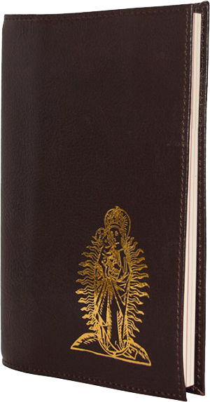 Magnificat Cover (FullGrain Leather, Red/Black)