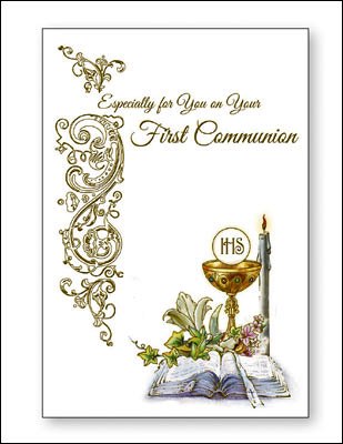 1st Communion Card/Symbolic