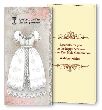Communion Hand Crafted Gift Card/Girl