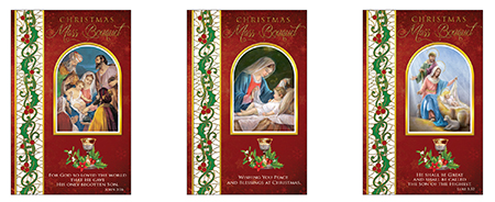 Card - Christmas Mass Bouquet - CBC 9918