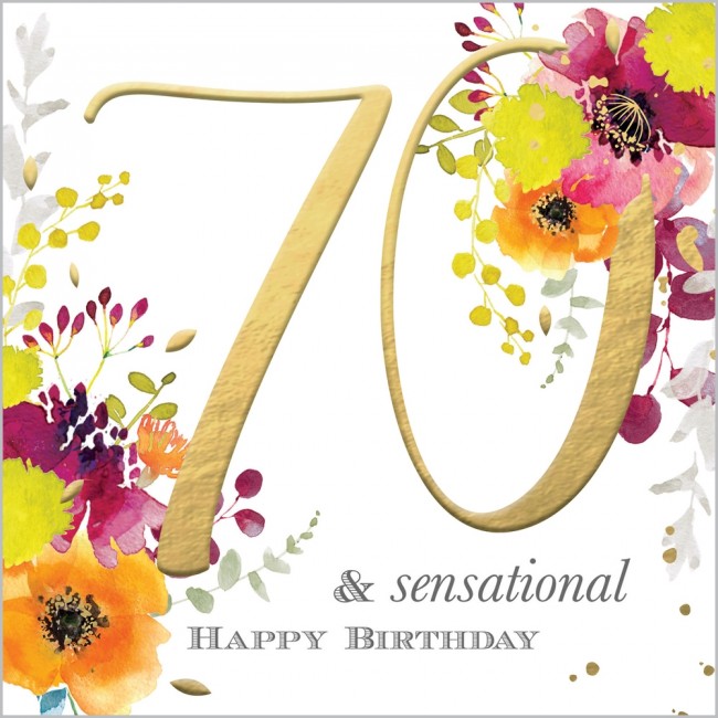 Card - 70th Birthday Female 535312