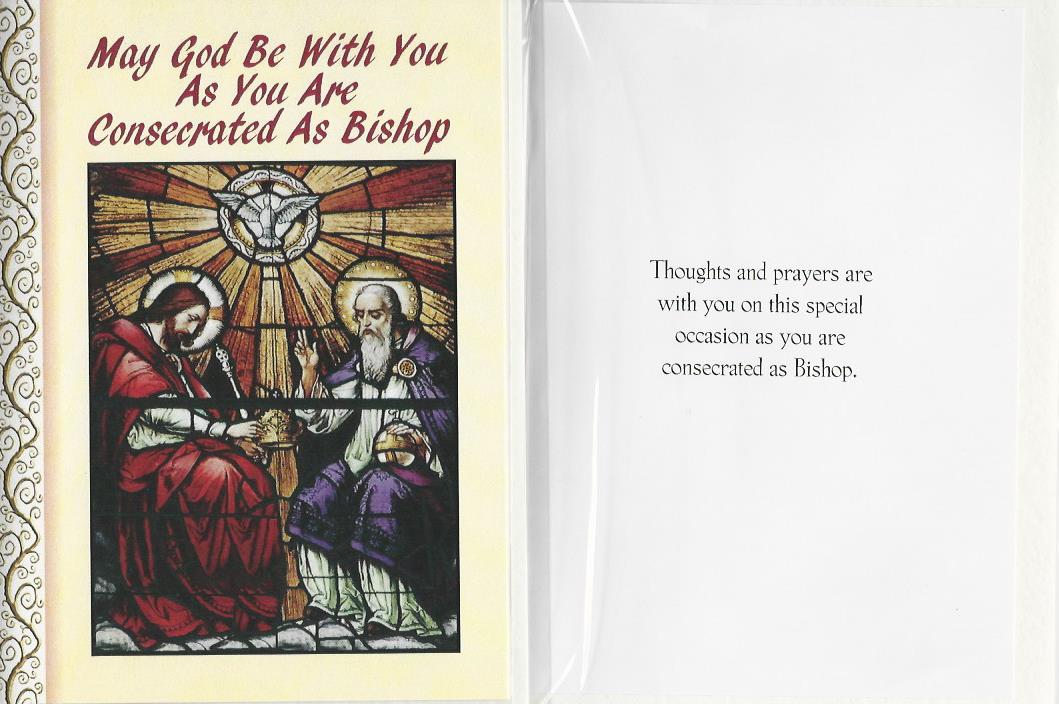 Card - As You Are Consecrated As Bishop - CODE J BISH3 Orange Tree