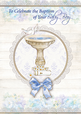 Card - Baptism Baby Boy 533829