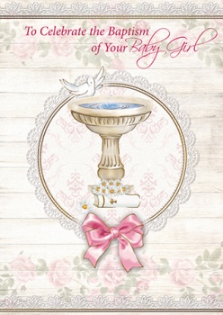 Card - Baptism Baby Girl - CBC 22666