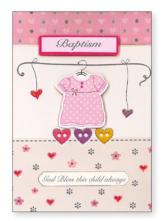 Card - Baptism Baby Girl - CBC22651