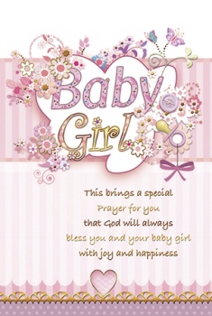Card - Birth Baby Girl 533836