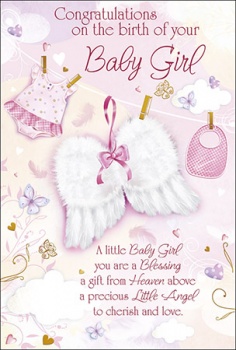 Card - Birth Baby Girl 533824