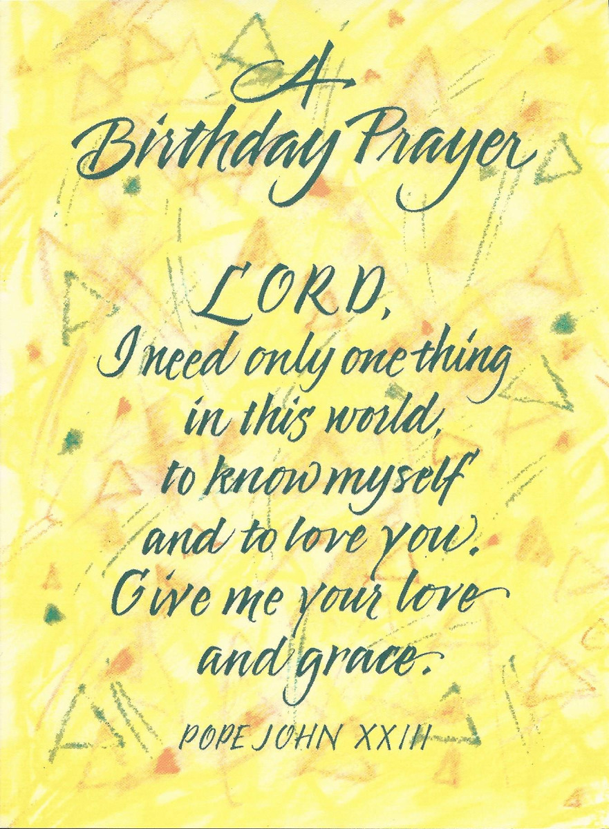 Card - Birthday Prayer