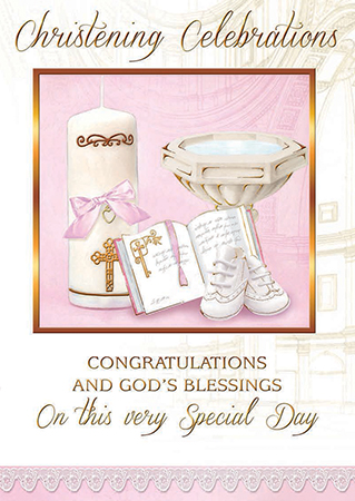 Card: Christening Celebrations (Girl) 524293