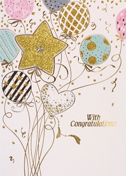Card: With Congratulations - CBC 20784