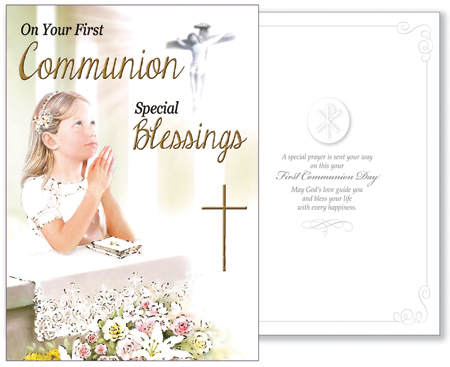 Card - Special Blessings First Communion 