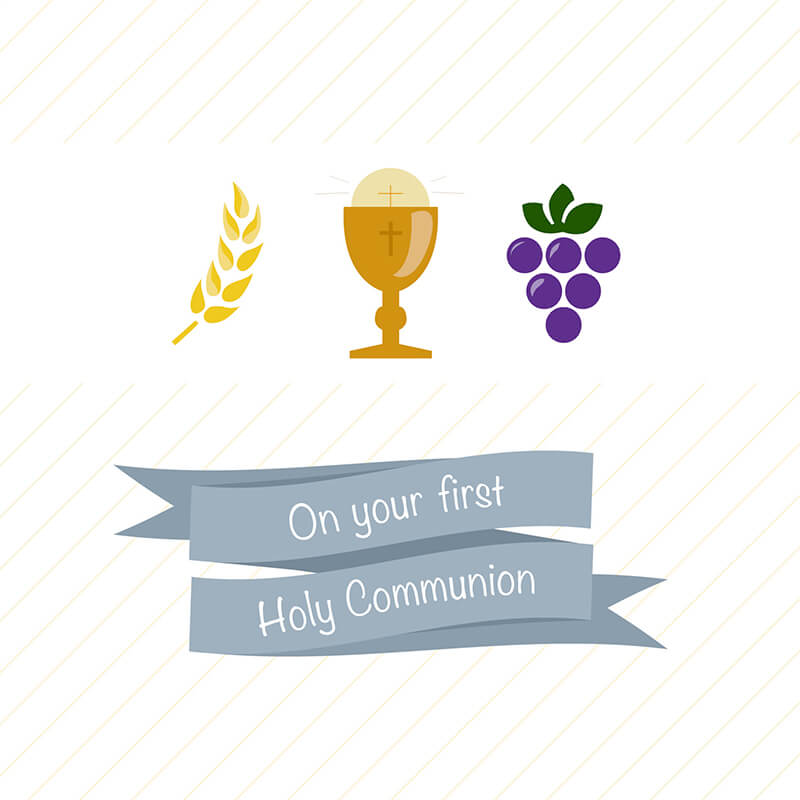 Card - On Your First Holy Communion 531702