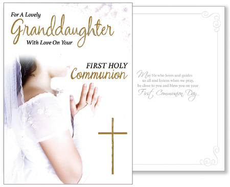 Lovely Granddaughter-First Holy Communion  536160