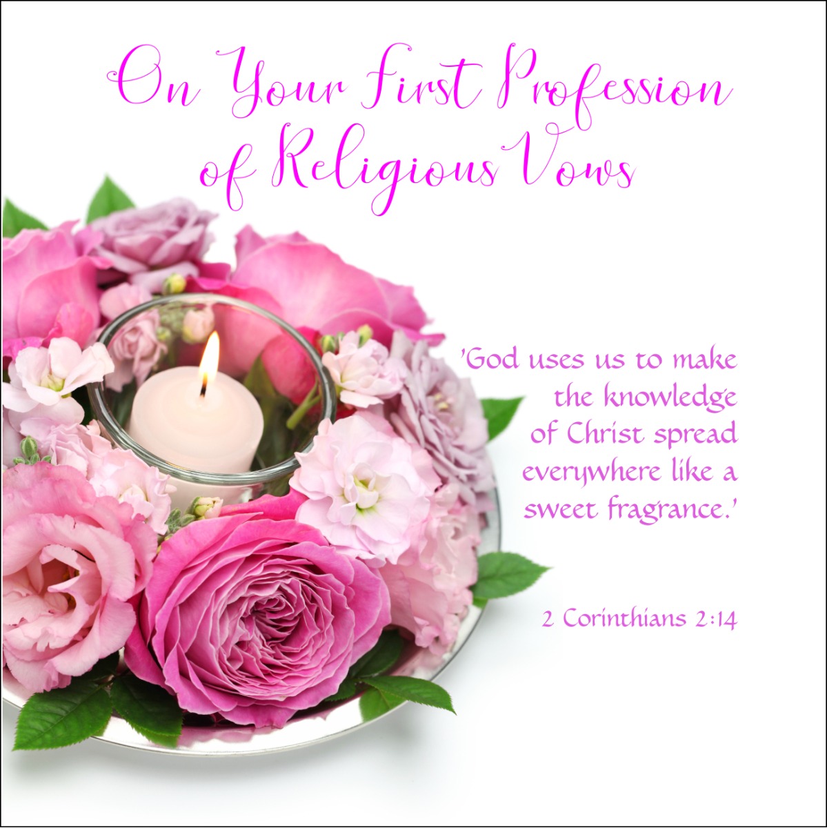 First Profession of Religious Vows 