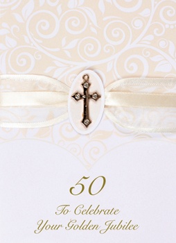 Card - Golden Jubilee (50) 3 Dimensional - CBC20527