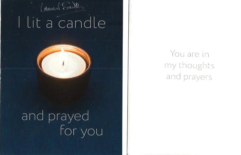 Petite Card - I Lit a Candle and Prayed for You 536764