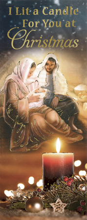 Card - I Lit A Candle For You at Christmas 533842