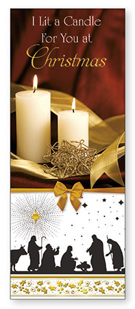 Card - I Lit A Candle For You At Christmas 533845