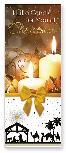 Card - I Lit A Candle For You At Christmas 536119