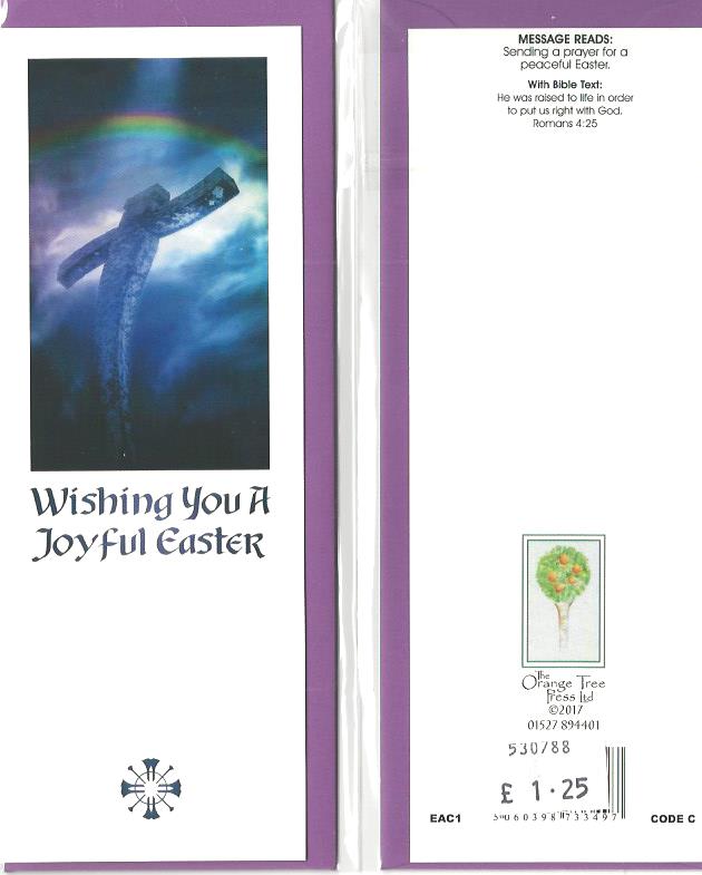 Card - Wishing You a Joyful Easter EAC1 