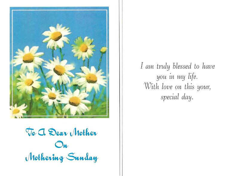 Card - Mothering Sunday 534856