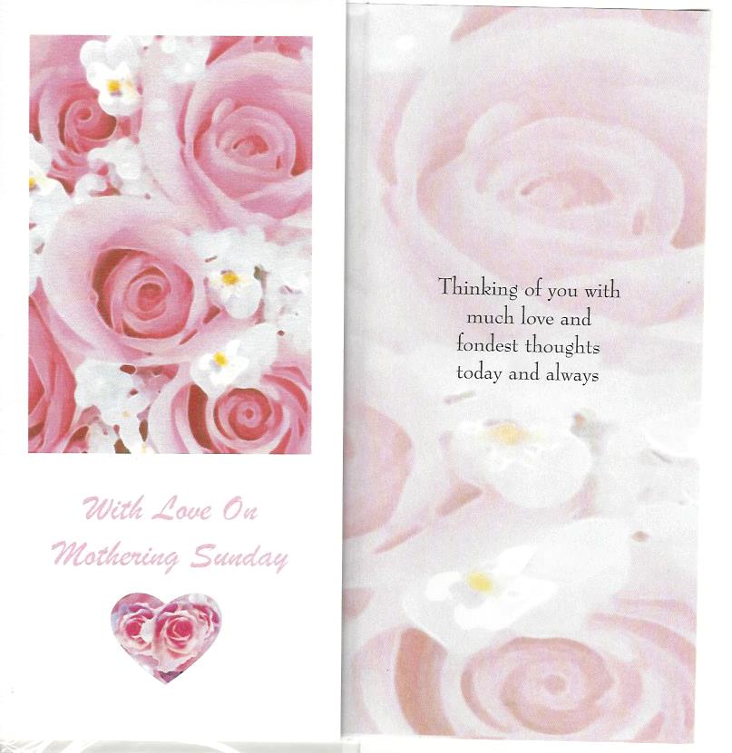 Card - Mothering Sunday MS103