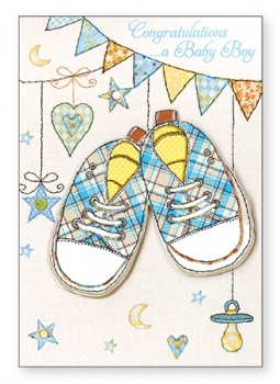 Card - Congratulations Baby Boy 3D 529882