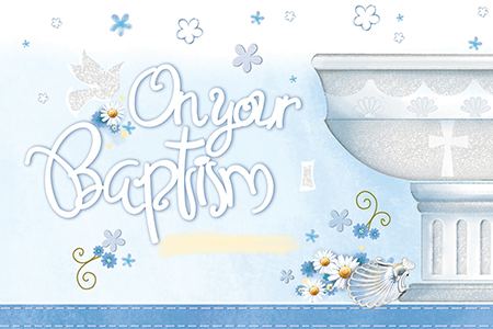 Card - On Your Baptism Day (Boy) 