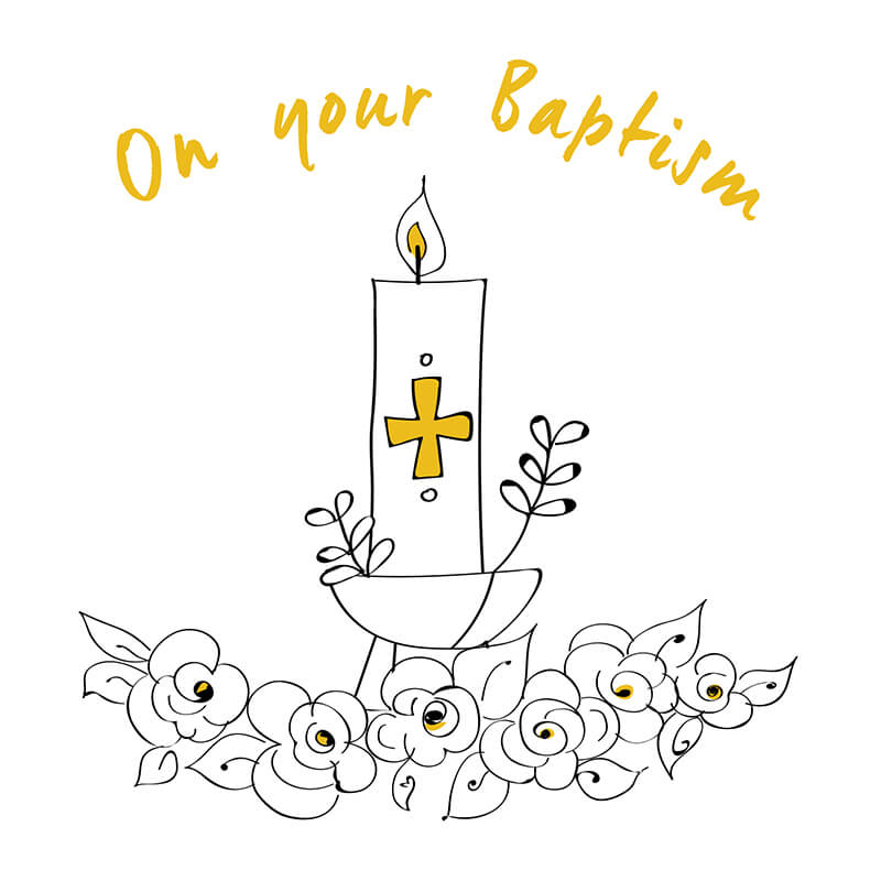 Card - On Your Baptism CCN0052