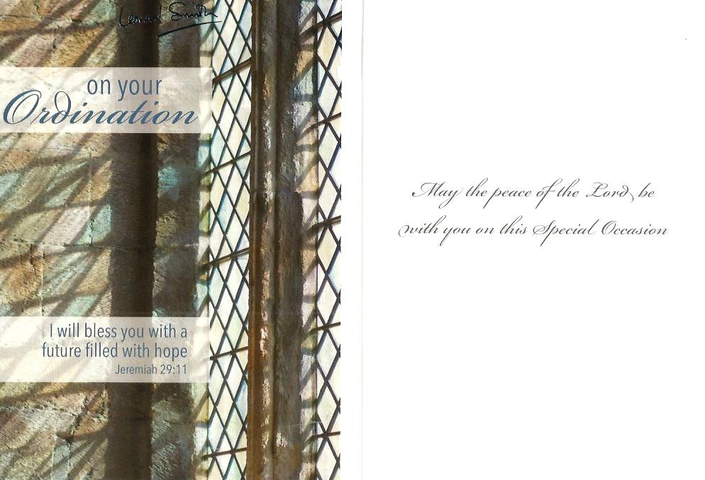 Card - On Your Ordination  536772