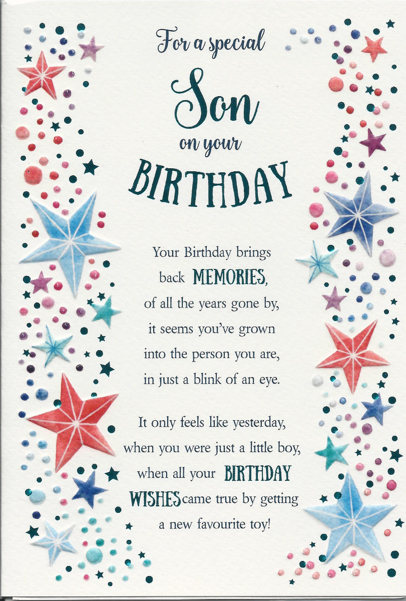 Birthday Card - Special Son